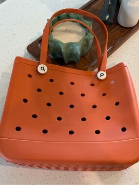 BOGG Bag Original XL Coral Orange BB Tote Bag Authentic Vacation Summer Beach